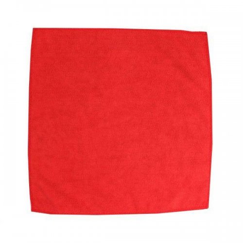 Microfiber cloth 32x32 red F